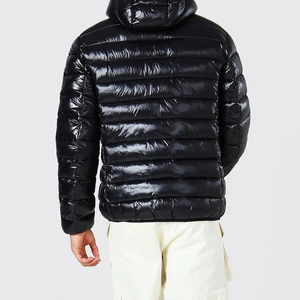 Veste matelassée pour homme | Manteau en duvet d'hiver léger et chaud pour l'extérieur Veste matelassée à capuche pour femme - Product Image 5