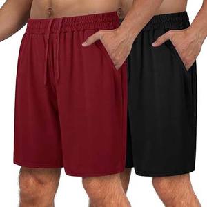 Premium Heavyweight Bodybuilding Hombres 100% Algodón Gym Fitness Sweat Shorts Invierno Fleece con bolsillos Patrón sólido Streetwear - Product Image 6