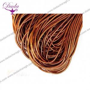 Fil de bullion lisse à coupe française, diamètre 1 mm, couleur or jaune, durable, pour broderie sur vêtements - Product Image 4