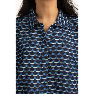 Blusa Informal de Tela Popelina WM-COD-SS25-353T con Corte Regular - Product Image 3