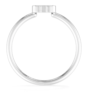 925 argent Sterling classique fête empilable anneau lunette réglage bourdon pierre précieuse Club forme tranche naturelle unisexe - Product Image 2