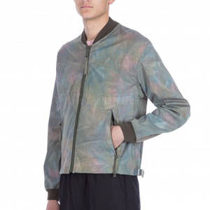 เสื้อแจ็กเก็ตบอมเบอร์สำหรับผู้ชายเสื้อแจ็คเก็ตแฟชั่นแบบมีโลโก้ของคุณเอง - Product Image 2