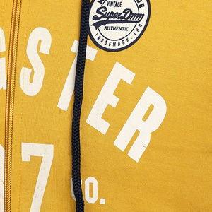 Gran oferta, Sudadera con capucha de algodón pesado con hombros caídos de gran tamaño para hombre, ropa de calle teñida Lisa para invierno, moda personalizada - Product Image 2