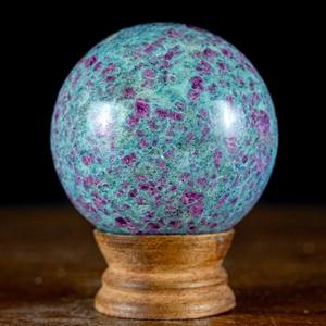 คริสตัลลูกบอลไคยาไนต์ทับทิมเคลือบเงาสำหรับตกแต่ง - Product Image 2