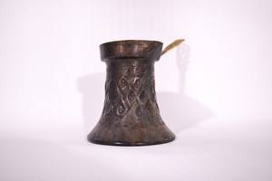 Cafetière turque vintage créative en cuivre, vaisselle, tasse à café, décoration de table pour la maison, la cuisine, le restaurant, l'hôtel, les fêtes, fabriquée en Inde - Product Image 2