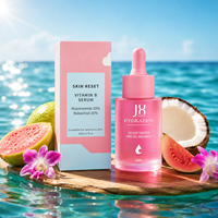 Flacon de sérum rose givré de 30 ml, qualité standard européenne, emballage de luxe pour soins de la peau, Dubaï, France, assistance technique locale