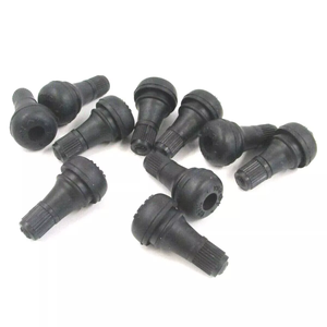 10 pièces en gros trous de jante Tubeless valves de pneu <span class=keywords><strong>TR412</strong></span> Snap-in court tige de <span class=keywords><strong>Valve</strong></span> de pneu en caoutchouc noir <span class=keywords><strong>TR412</strong></span> TR413 TR414 TR415 - Product Image 1