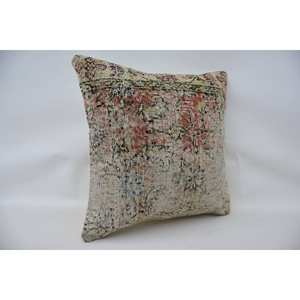 24x24 Inch Beige Wool Patchwork Kantha Pillow Luxury Embroidered Vintage <b>Print</b> <b>Cushion</b> for Home Decor Woven Silk Square Floor - Product Image 2