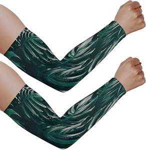 Mangas de brazo de compresión para deportes al aire libre con impresión elegante, cubierta de brazo de golf con logotipo personalizado y colores para hombres y mujeres - Product Image 1