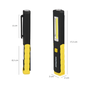 Torcia LED Ricaricabile Multifunzione a Forma di Penna (900 mAh) 200 Lumen con Magnete, Gancio e Supporto Regolabile - Product Image 5