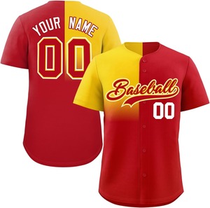 Camiseta de béisbol de rendimiento con malla transpirable sublimación impresa que absorbe la humedad fábrica de jóvenes/adultos OEM directo - Product Image 1