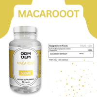Poudre de racine de Maca naturelle, moutonnée finement, ingrédient botanique à base de plantes, approvisionnement en vrac pour mélanges de compléments nutritionnels