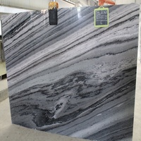 Grande dalle de marbre noir indien exotique poli, durable, naturel, imperméable, pour façade de bâtiment commercial, villa, maison