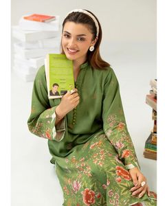 SSumaira Collection Costume de fantaisie en lin imprimé numérique - Product Image 2