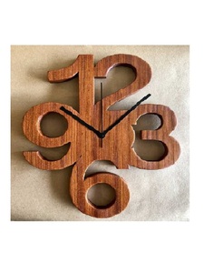 Sang trọng thủ công bằng gỗ đồng hồ treo tường im lặng & tinh vi - Product Image 4