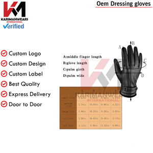 ถุงมือหนังแฟชั่นสั่งทำพิเศษ พร้อมปักโลโก้ ถุงมือหรูหรา ระบายอากาศได้ดี สำหรับผู้ชายและผู้หญิง ขายส่งจากผู้ผลิต - Product Image 4