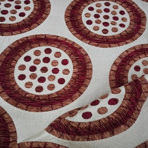 Hilo de urdimbre transpirable de estilo lujoso, tejido Jacquard teñido, tela de tapicería de poliéster 100%, cómodo, duradero, pesado para sofá - Product Image 3