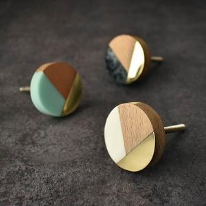 Compra puertas redondas de madera y resina hechas a mano, las perillas de mármol más vendidas con tamaño de forma de color personalizado de GM IMPEX - Product Image 3