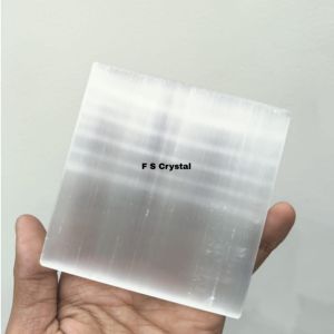 ถาดรองแก้วเซเลไนต์พร้อมถาดรองแก้วแกะสลักขายส่ง - Product Image 1