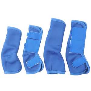 Mejor Calidad SMART SHINE ENTERPRISES PAKISTAN Fabricante 4 PCS Protectores de Tendones Personalizables para Caballos, Botas de Protección para Patas de Salto - Product Image 1