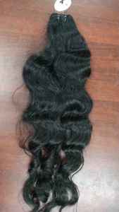 Extensions de cheveux humains Remy non transformés de temple naturel de haute qualité cheveux indiens avec des styles de vague naturelle et de vague profonde lâche - Product Image 6