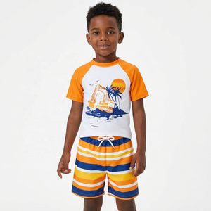 Ensemble de yoga pour garçons : T-shirt de compression à manches longues par sublimation, respirant, séchage rapide, UPF50+, écologique - Product Image 3