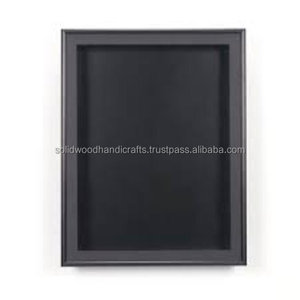 Hot Selling Black Decoration <b>Large</b> Wooden Modern Shadow Box Poster Picture Photo <b>Frame</b> - Product Image 1