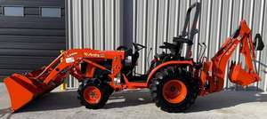 รถแทรกเตอร์สำหรับเดินดีเซลขนาดกะทัดรัด4WD BX25D ของ Kubota รถไถเดินตามพร้อมรถแบ็คโฮด้านหน้า B2601เครื่องจักรในฟาร์ม - Product Image 2