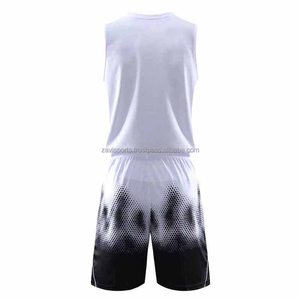 Nouvel uniforme de basket-ball de style sportswear pour hommes avec logo imprimé, ensemble d'uniformes de basket-ball sans manches pour équipe sportive, conception OEM - Product Image 5