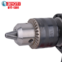Perceuse électrique robuste BYT-1301 850W, mandrin sans clé 13 mm, 2800 tr/min, vitesse variable, pour usage industriel
