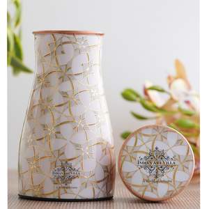 Botella Decorativa de 32 oz para Dormitorio de Indian Art Villa, Diseño de Lujo con Estampado en Oro Puro y Acabado de Mármol para Uso Decorativo - Product Image 2