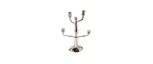 Bougeoir en aluminium fini or de qualité supérieure Intérieur de maison élégant et décorations de Noël festives pour le salon - Product Image 3