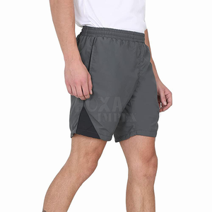 Short de course personnalisé respirant pour hommes 2025 tissu de toile imperméable léger coupe confortable conception rembourrée Durable - Product Image 4