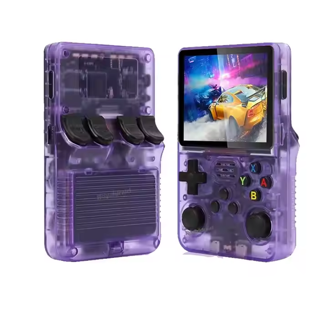 2026 New R36S MINI Handheld Game Console 3.5 Inch 128GB Screen Retro Portable Pocket Video Player Linux System Kids Gift
