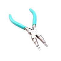 Pince à boucler professionnelle en acier inoxydable de qualité supérieure pour la fabrication de bijoux, outil de perlage pour la création de bijoux, marque MANAN INSTRUMENTS