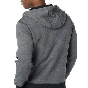 Sudadera con capucha gruesa pesada en blanco, Sudadera con capucha de hombro completo para hombre, logotipo térmico personalizado, sudaderas con capucha de gran tamaño para hombre de peso pesado - Product Image 3