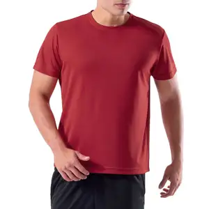 주문 로고 우수한 질 Mens Tshirt 도매 남자 대원 목 우연한 착용 간결 소매 면 티셔츠