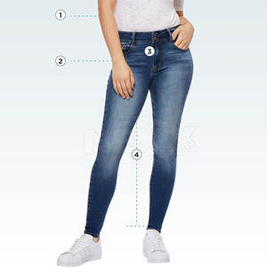 Comfortable Premium Quality <b>Women</b> <b>Jeans</b> Pants Latest Design OEM Service <b>Jeans</b> Pants for <b>Women</b> - Product Image 6
