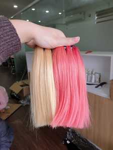 Offre Spéciale pour les clients nigérians, Extension de cheveux 100% humains, cuticules alignées, cheveux péruviens bruts, lisses, balayage Orange - Product Image 4