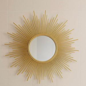 Hermoso Marco de espejo de ratán de diseño vintage bohemio, espejo de pared hecho a mano con detalle intrincado tejido a mano - Product Image 3