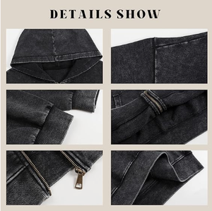 เสื้อฮู้ดสำหรับผู้ชายเสื้อผ้าแนวสตรีทแบบลำลองเสื้อผ้าฝ้าย100% ฤดูหนาวมีสีต่างกันมาใหม่สีพื้น - Product Image 5