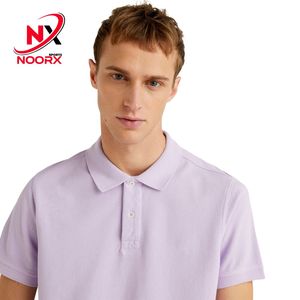 Noorx เสื้อโปโลผู้ชายกีฬาผ้าฝ้าย100% คอปกพับแขนครึ่งสไตล์ล่าสุดออกแบบได้ตามต้องการ - Product Image 6