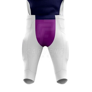 Uniforme de fútbol americano de color sólido de alta calidad 100% poliéster hecho uniforme de fútbol americano - Product Image 6
