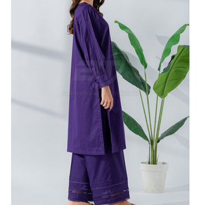 ชุดชาลวาร์ คามีซ ผ้าเนื้อนุ่ม สไตล์ปากีสถาน สำหรับผู้หญิง สวมใส่สบาย มีจำหน่าย - Product Image 2