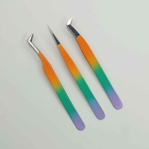 Pince à épiler professionnelle d'extension de cils en acier inoxydable meilleure qualité et prix compétitif - Product Image 6