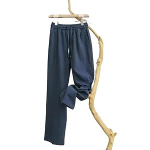 Pantalones negros para hombre, pantalones cómodos de moda con cordón de Hip Hop, pantalones de chándal informales para hombre, ropa deportiva holgada con cintura elástica - Product Image 5