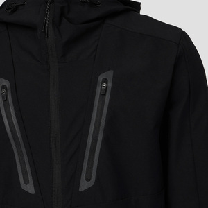 Conjunto Deportivo Personalizado de Invierno con Capucha, Impermeable y Cortavientos para Hombre, Transpirable, con Chaqueta y Pantalones con Cordón Ajustable, Tallas Grandes, OEM - Product Image 3