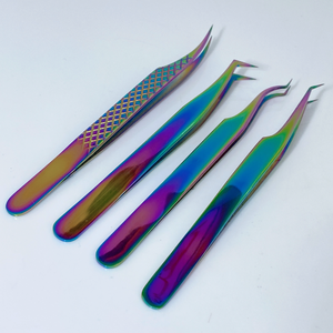 Pinzas para pestañas Pinzas para cejas Suministros para extensiones de pestañas Pinzas para puntas de fibra - Product Image 6