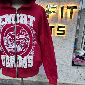 Bon matériel Odm Services la plus demandée fermeture éclair sweat à capuche bouffée imprimé fabriqué en usine pas cher prix sweats à capuche hommes sweats à capuche - Product Image 5
