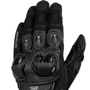 Nouveaux gants de moto en fibre de carbone pour homme, courts, imprimés blanc et noir, en cuir et maille, pour l'hiver, personnalisables avec le nom de l'équipe - Product Image 4